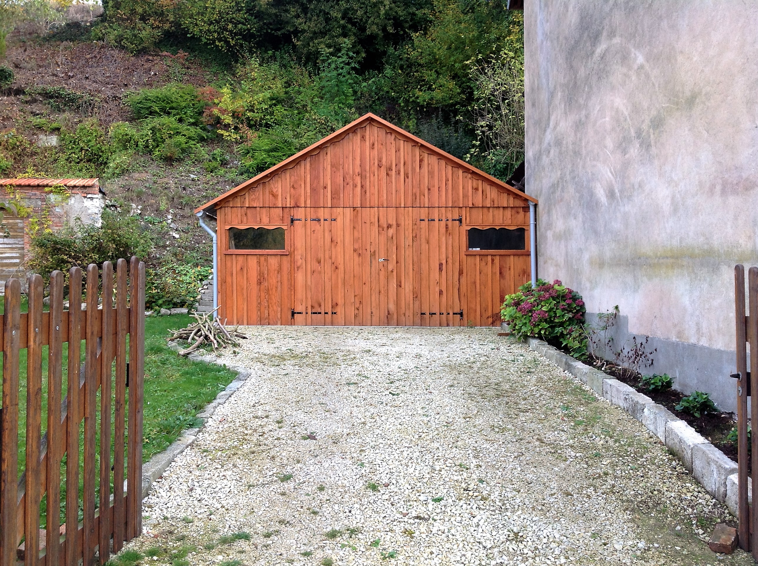 Garage en bois