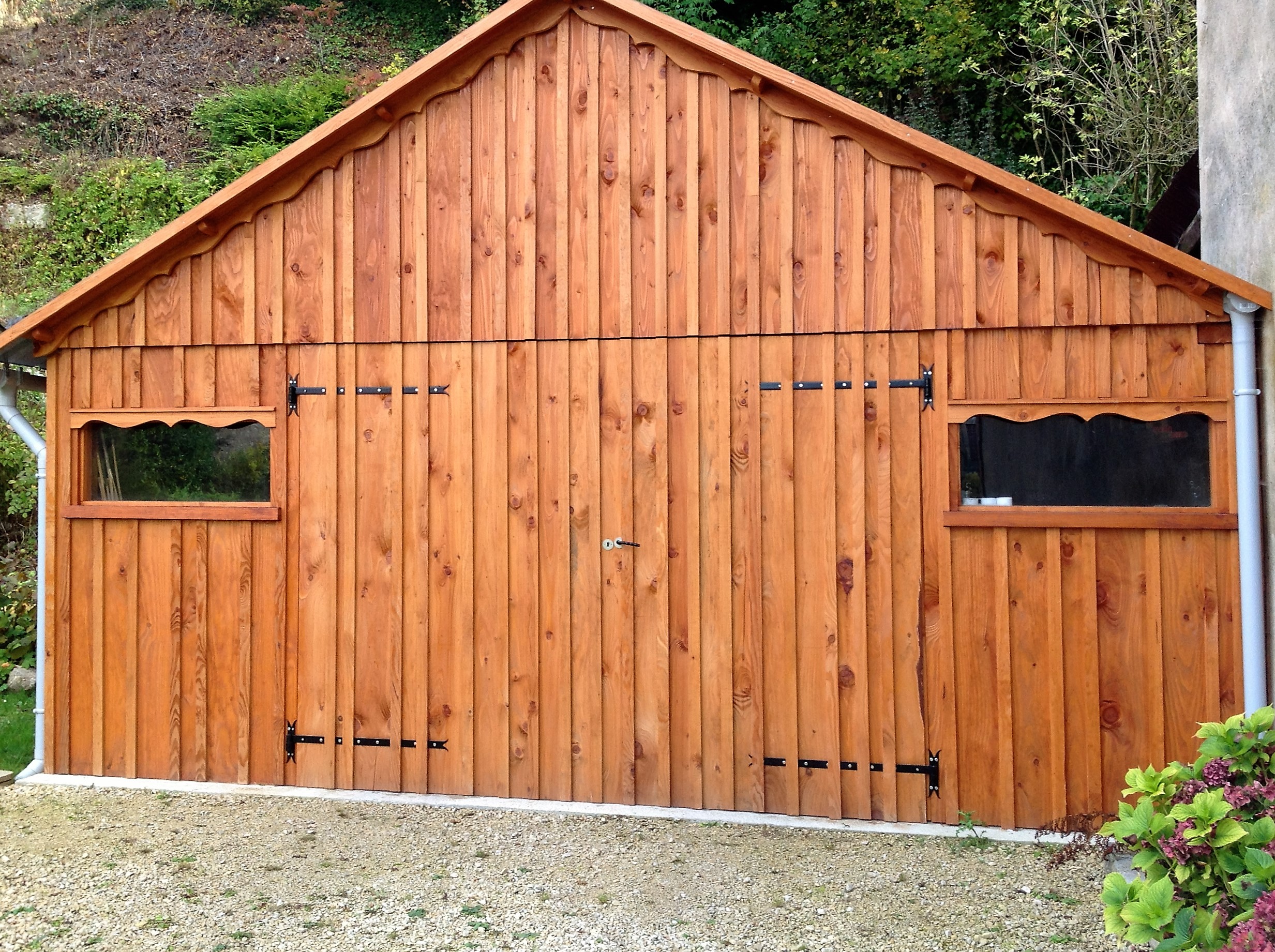 Garage en bois