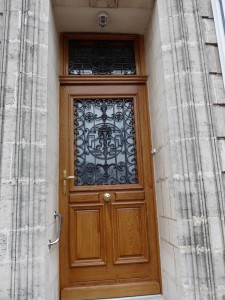 Porte d'entrée à partir de l'existante